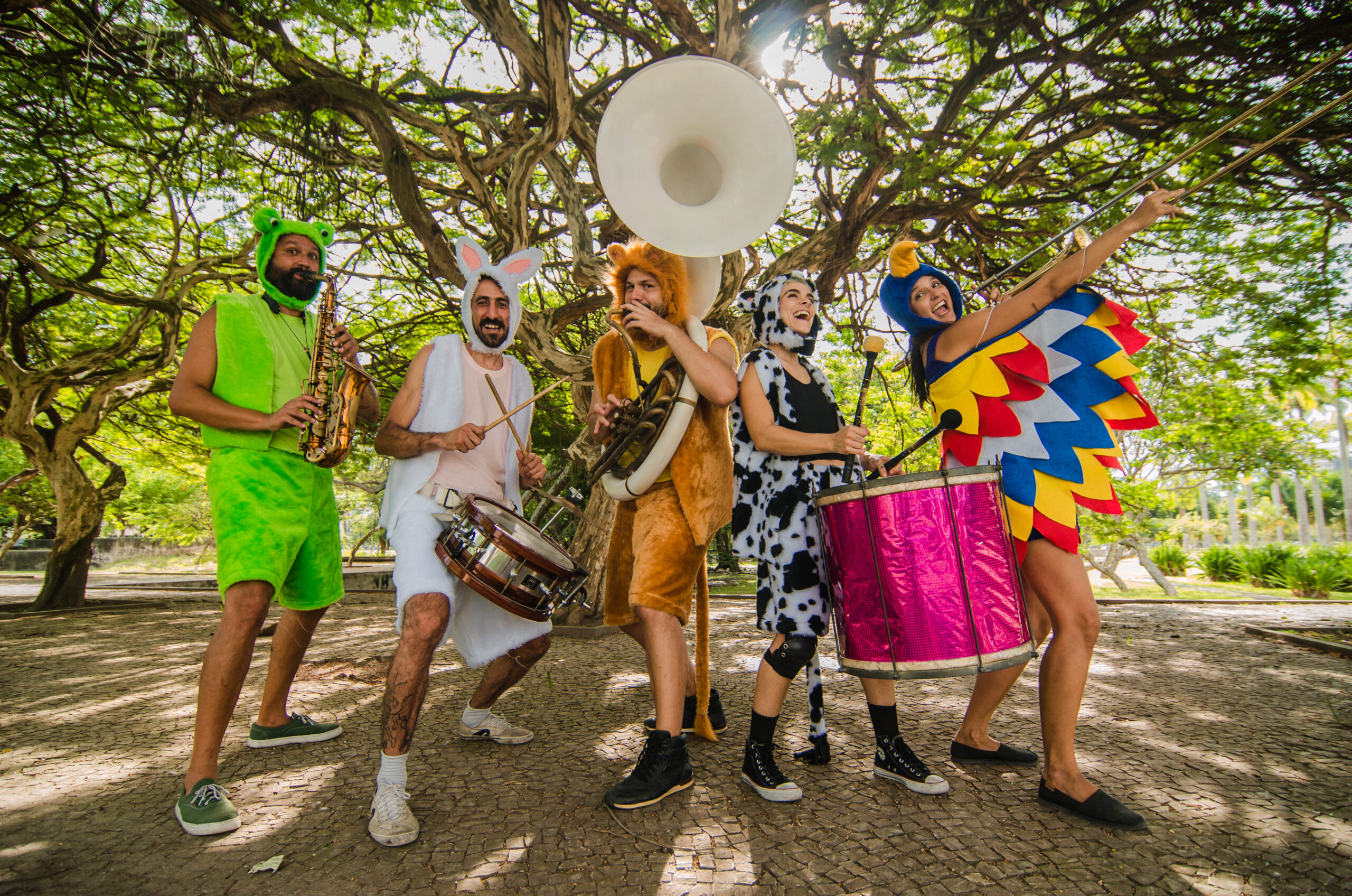 Bloco dos Bichos no Carnaval no Museu do Pontal